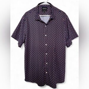 Men's Bonobos Slim Fit Tech‎ Short Sleeve Button Down Shirt Size XXL Floral